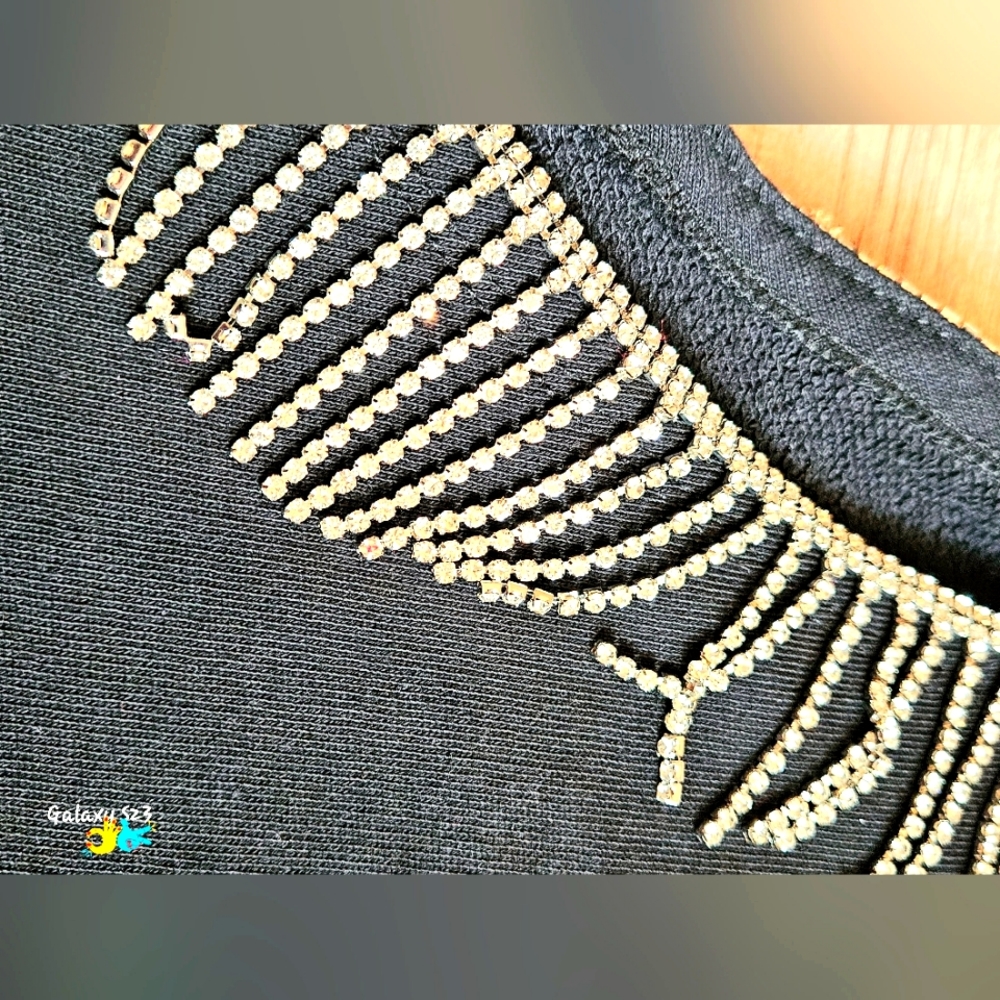 Designer Rhinestone Hoodie - Picture 7 of 13